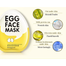 Bioaqua Egg Face Mask Moisturizing, Oil-Control Face Mask For Transparent Skin Making image