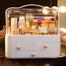 Bitmos Storage And Organizer Cosmetic Organizers That Can Be Placed On Bathroom Countertops And Dressing Tables, Home And Kitchen Green image