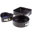 Black Carbon Steel Cakes Molds Non-Stick Metal Bake Mould Round Cake Baking Pan image