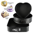 Black Carbon Steel Cakes Molds Non-Stick Metal Bake Mould Round Cake Baking Pan image