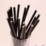 Black Eco Friendly Plastic Paper Straw (20 Pcs) image