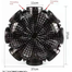 Black Fish Net Cage 8-hole Loach Trap Fishing Pot, Mud Cage Plastic Finless Eel Cage image