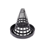 Black Fish Net Cage 8-hole Loach Trap Fishing Pot, Mud Cage Plastic Finless Eel Cage image