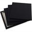 Black Premium Canvas 6x6 inch 3 Pcs image