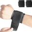 Black Wrist Guard For Workout-2 pcs image