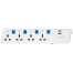 Blaze Smart Extension Socket 4 SKT, 2 Pin, 3 Yard, 2 USB Ports image