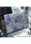 DDecorator Blue Flower Pattern Floral Design Laptop Sticker image