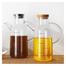 Olive Oil Pourer Borosilicate Sauce Cooking Oil Glass 550ml Edible Glass Oil Pots with Measuring Line image