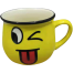 Break Resistant Emoji Mug -Yellow Color - Coffee Mug image