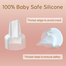 Breast Pump Accessories Duckbill Valve With Outer Diameter of About 2.5 cm (Outside The Sleeve) - 1 pcs image