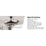 Breezelux 48 Inch Modern Luxury Decorative Silent Underlight Remote Ceiling Mount Fan (Black) image