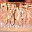 Breezelux Alpha 48 Inch Crystal Retractable Luxury Decorative Silent Underlight Invisible Blade Chandelier With Remote Ceiling Fan (Golden) image