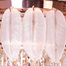 Breezelux Alpha 48 Inch Crystal Retractable Luxury Decorative Silent Underlight Invisible Blade Chandelier With Remote Ceiling Fan (Rose Gold) image