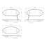 Brembo Front Brake Pad P28077N (Honda Accord HV- CR6,CR7, Honda Accord HV- CV3, Vezel HV- RU3) image