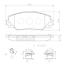 Brembo Front Brake Pad P83071N (Toyota Harrier AVU60・65W/ZSU60・65W) image