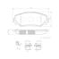 Brembo Front Brake Pad P83082N (Toyota Axio- NZE144, Fielder- NZE141G,144G, Noah HV- ZWR80G,80W, Noah- ZRR70/75G,70/75W, ZRR80/85G,80/85W, Voxy HV- ZWR80G,80W More) image