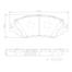 Brembo Front Brake Pad P83172N (Harrier- AXUH80, COROLLA Cross- ZVG1, ZSG1, MXGH1, MXGA1) image