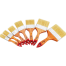Bristle Paint Flat Brush For Watercolour, Acrylic, Oil Paint and wall Painting, 5 inches image
