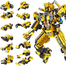 Bumblebee Transformed Toy 12 In 1 City Project Mecha Building Block LEGO DIY Toys image