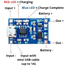 Bundle Of TP4056 Micro USB Battery Charger Module Circuit Board Use For 18650 Lithium Battery 10 Pcs image