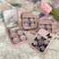 ButterflyK – Elegant Pink Butterfly Print Contact Lens Kit with Mirror, Tweezers and Solution Bottle image