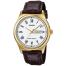 CASIO SS Caseback Brown Leather Strap Women's Watch image