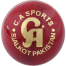 CA 4 Part Leather Cricket Ball - Red image