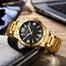 CRRJU 5003 Golden And Black Man Watch Stainless Steel Quartz Watch image