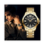 CRRJU 5003 Golden And Black Man Watch Stainless Steel Quartz Watch image