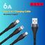 RIVO CT-431 (3 in 1 6A/66w USB Cable) image