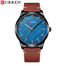 CURREN 8386 Man Watches 2024 Fashion Business Quartz Wristwatch with Leather Classic Casual Male Clock Reloj Hombre image