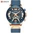 CURREN Watches Men Luxury Sport original leather choronograph active image