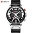 CURREN Watches Men Luxury Sport original leather choronograph active image