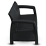 Caino Sofa Double W/O Foam - Black image