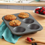 Cake Mold 6 Holes Small Muffin and Mini Cupcake Mold image