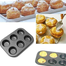 Cake Mold 6 Holes Small Muffin and Mini Cupcake Mold image