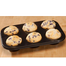Cake Mold 6 Holes Small Muffin and Mini Cupcake Mold image