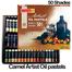 Camel Artist Oil Pastels 50 shades Box for professional artists. image