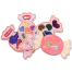 Candy Make-Up Set Pretend Play Useable Make up Toys For Girls-3 Layer Set (makeupbox_chochlate_88183b) image