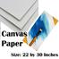 Canvas Paper 3Pcs for Acrylic Water and oil Painting 22 by 30 Inches image