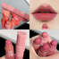 Cappuvini 4 In 1 Waterproof Long Lasting Non-Stick Cup Lip Gloss Matte Velvet Lipstick Pen Crayon Lipstick Fashion Red Lip Tint image