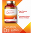 Carlyle Vitamin D3 2000IU 400 Softgels image