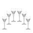 RCR Carrara Red Goblet Glass 6 Pcs Set - 256330 image