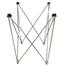 Carrom Board Folding Stainless Steel Stand Wide 23 Inch image