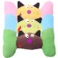 Cartoon Face Bone Plush Cats and Dogs Chew Toys and Pillow (Any Color) 1 Pcs image