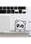 Cartoon Panda Waving Laptop Sticker image