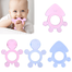 Cartoon Series Silicone Teether Baby Teething Silicone Teether Turtle Octopus Animal Silicone Teething Toy - 1 pcs image