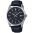 Casio Black Dial Leather Strap Men’s Watch image