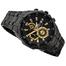 Casio Edifice Black Gold Ion Plated Mens Watches image