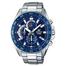 Casio Edifice Blue Chronograph Analog Stainless Steel Men's Watch image